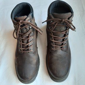 Mens Wolverine Waterproof Soft Toe Brown Work Boot W10643 Size 12EW